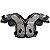 Shoulder Pad Ombreira Riddell Smoke AP - Todas Posições - Imagem 1