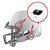 Presilha Para Fixar Chin Strap em Capacete de Futebol Americano - Por Unidade - Imagem 1