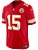 Camisa NFL Kansas City Chiefs - Mahomes - Vermelha - F.U.S.E. Limited - Masculina Adulto e Infantil - Imagem 3