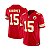 Jersey NFL Kansas City Chiefs Patrick Mahomes 15 Nike Masculina Vermelha Adulto e Infantil Fuse - Imagem 1