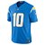 Camisa NFL Los Angeles Chargers - Herbert - Azul Claro - Vapor F.U.S.E. Limited - Masculina Adulto e Infantil - Imagem 3