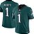 Camisa NFL Philadelphia Eagles - Hurts - Verde Escura - Vapor F.U.S.E. Limited - Masculina Adulto e Infantil - Imagem 1