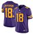 Camisa NFL Minnesota Vikings - Jefferson - Roxo e Dourado - Vapor F.U.S.E Limited - Masculina Adulto e Infantil - Imagem 1