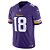 Camisa NFL Minnesota Vikings - Jefferson - Roxo e Branco - Vapor F.U.S.E Limited - Masculina Adulto e Infantil - Imagem 3