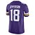 Camisa NFL Minnesota Vikings - Jefferson - Roxo e Branco - Vapor F.U.S.E Limited - Masculina Adulto e Infantil - Imagem 4