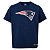 Camiseta New England Patriots Masculina NTK Big Logo Azul - Imagem 1