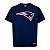 Camiseta NFL New England Patriots Masculina Azul NTK Big Logo - Imagem 1