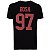 Camiseta NFL San Francisco 49ers Nick Bosa 97 Masculina Preta NTK Big Number - Imagem 3