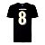 Camiseta NFL Baltimore Ravens Lamar Jackson 8 Masculina Preta NTK Big Number - Imagem 1