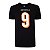 Camiseta NFL Cincinnati Bengals Joe Burrow 9 Masculina Preta NTK Big Number - Imagem 1
