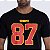 Camiseta NFL Kansas City Chiefs Travis Kelce 87 Masculina Preta NTK Big Number - Imagem 2
