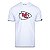 Camiseta NFL Kansas City Chiefs Masculina Branca New Era Big Logo - Imagem 1