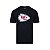 Camiseta NFL Kansas City Chiefs Masculina Preta New Era Big Logo - Imagem 1