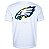 Camiseta NFL Philadelphia Eagles Masculina Branca New Era Celebration Jogo de São Paulo - Imagem 1
