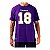 Camiseta NFL Minnesota Vikings Justin Jefferson 18 Masculina Roxa NTK Big Number - Imagem 1