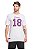 Camiseta NFL Minnesota Vikings Justin Jefferson 18 Masculina Branca NTK Big Number - Imagem 1