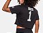 Camiseta NFL Philadelphia Eagles Jalen Hurts 1 Feminina Cropped Preta NTK Big Logo - Imagem 2