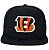 Boné New Era NFL Cincinnati Bengals Preto 9FIFTY Snapback - Imagem 1