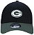 Boné New Era NFL Green Bay Packers Preto e Verde 9TWENTY Snapback - Imagem 1