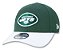 Boné New Era NFL New York Jets Verde e Branco 9FORTY Snapback - Imagem 3