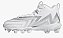 Chuteira De Futebol Americano Adidas Freak Spark MID Branca e Prata - Imagem 3