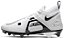 Chuteira De Futebol Americano Nike Alpha Menace Pro 3 Branca e Preta - Imagem 7