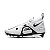 Chuteira De Futebol Americano Nike Alpha Menace Pro 3 Branca e Preta - Imagem 1