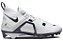 Chuteira De Futebol Americano Nike Alpha Menace 3 Pro Branca e Azul Escuro - Imagem 3