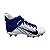 Chuteira De Futebol Americano Nike Alpha Menace Pro 2 Azul e Branca - Imagem 1