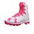 Chuteira De Futebol Americano Under Armour Highlight M.C Rosa e Branca - Imagem 1