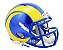 Capacete NFL Los Angeles Rams Decorativo - Imagem 1