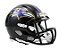 Capacete NFL Baltimore Ravens Decorativo - Imagem 1