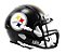 Capacete NFL Pittsburgh Steelers Decorativo - Imagem 1