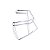 Facemask Para Capacetes Riddell Para RBs e DBs Branca S2BD-HS4 - Imagem 3