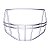Facemask Para Capacetes Riddell Para QBs e WRs Branca S2B-HS4 - Imagem 1