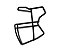 Facemask Para Speedflex Para Linebackers e Fullbacks Preta SF-2BDC - Imagem 3