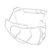 Facemask Xenith para QB, RB, WR e DB. Branca Prime - Imagem 2