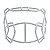Facemask Xenith para QB, RB, WR e DB. Branca Prime - Imagem 1
