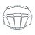 Facemask Xenith Para OL/DL, TE, LB, FB. Branca Predator - Imagem 1