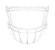 Capacete De Futebol Americano Riddell Speedflex Branco - Completo - Imagem 4