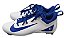 Chuteira De Futebol Americano Nike Huarache 7 Branca e Azul - Imagem 1