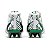 Chuteira de Futebol Americano Adidas Adizero Electric 2 Verde Metálico e Branco - Imagem 4