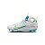 Chuteira de Futebol Americano Nike Huarache 9 Elite Branca e Verde - Imagem 4