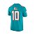 Jersey NFL Miami Dolphins Tyreek Hill 10 Nike Masculina Azul Adulto e Infantil Fuse - Imagem 4