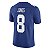 Jersey NFL New York Giants Daniel Jones 8 Nike Masculina Azul Adulto e Infantil Fuse - Imagem 4
