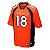 Jersey NFL Denver Broncos Peyton Manning 18 Nike Masculina Laranja Adulto e Infantil Fuse - Imagem 3