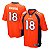 Jersey NFL Denver Broncos Peyton Manning 18 Nike Masculina Laranja Adulto e Infantil Fuse - Imagem 1