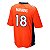 Jersey NFL Denver Broncos Peyton Manning 18 Nike Masculina Laranja Adulto e Infantil Fuse - Imagem 4