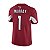 Jersey NFL Arizona Cardinals Kyler Murray 1 Nike Masculina Vinho Adulto e Infantil Fuse - Imagem 4