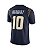 Jersey NFL Los Angeles Chargers Justin Herbert 10 Nike Masculina Azul Escuro Adulto e Infantil Fuse - Imagem 4
